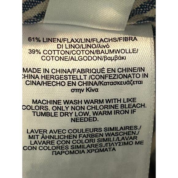 Brooks Brothers men's Baird McNutt irish linen red plaid short 11 inch size 38 - Picture 7 of 7